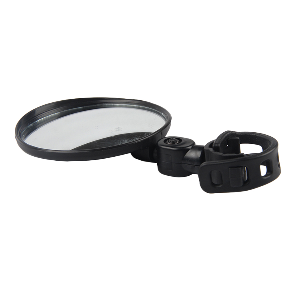 Mizh Universal Handlebar Rearview Mirror 360 Degrees Bike MTB Motorcycle Cycling Handlebar Plug Flexible Rear Mirror (Small Circle)